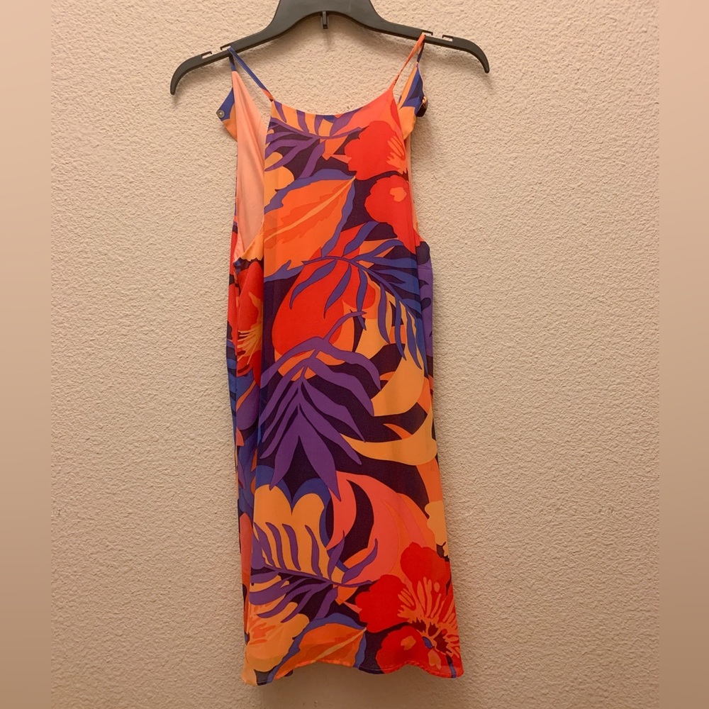 Forever 21 Tropical Halter Dress